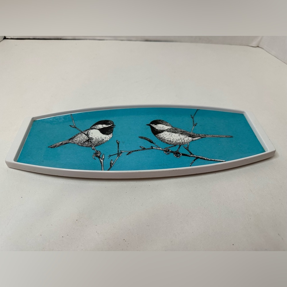Vintage Melamine Chick A Dee Tray